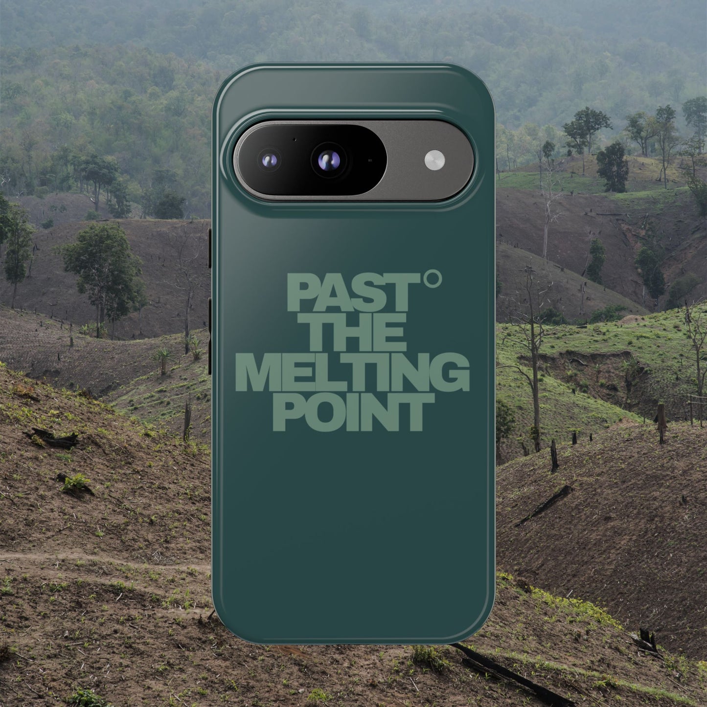 Past the Melting Point | Fading Forest Green