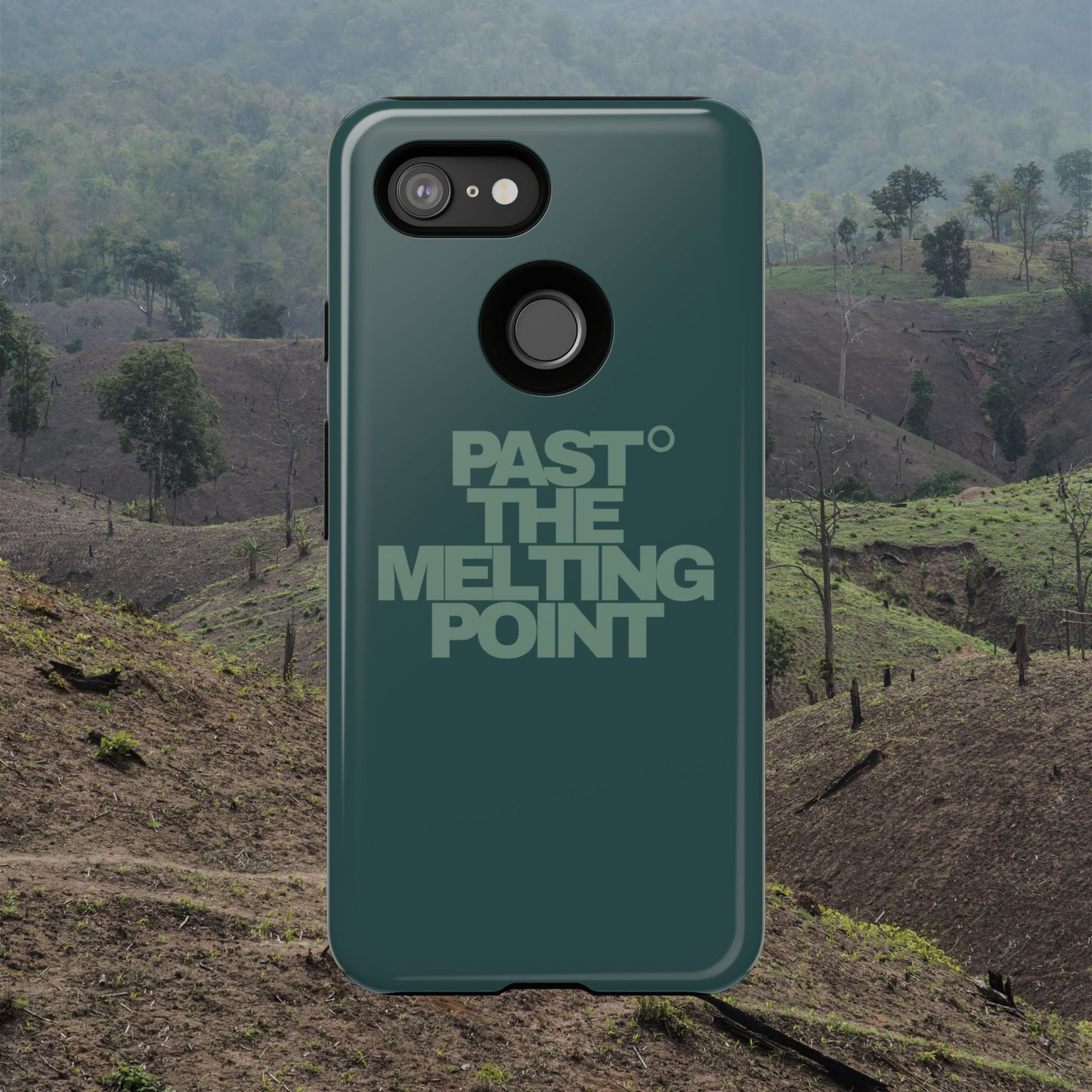 Past the Melting Point | Fading Forest Green