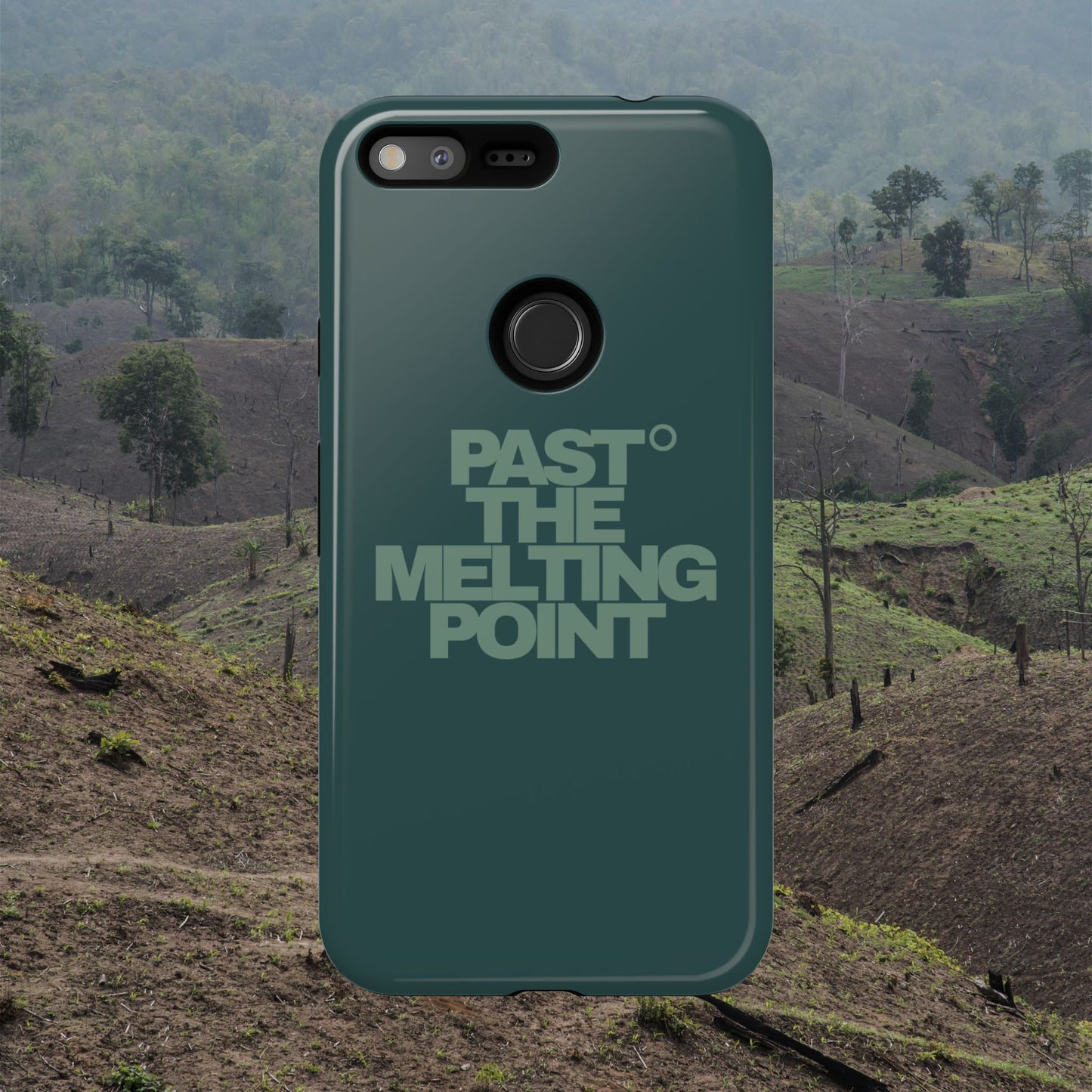 Past the Melting Point | Fading Forest Green