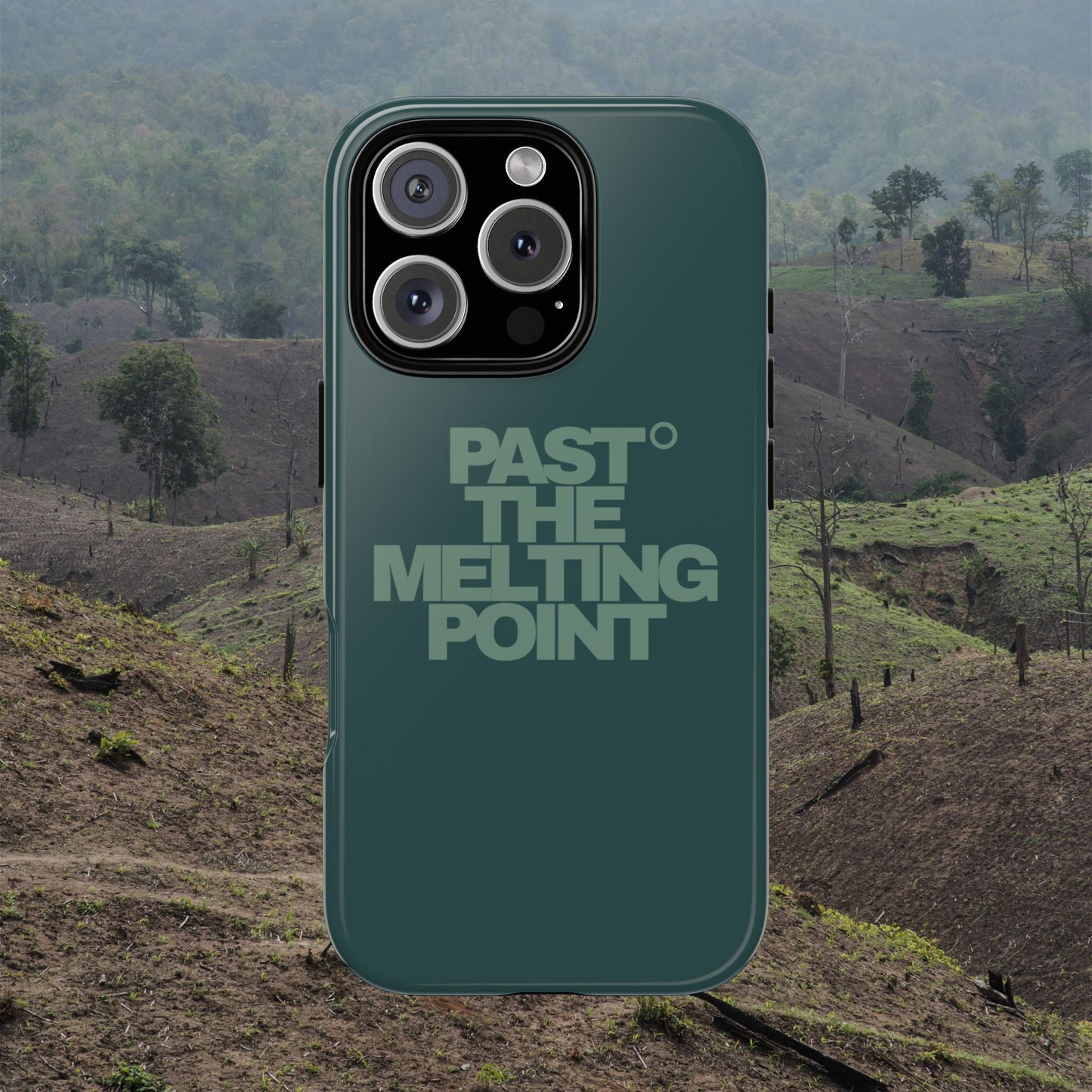 Past the Melting Point | Fading Forest Green