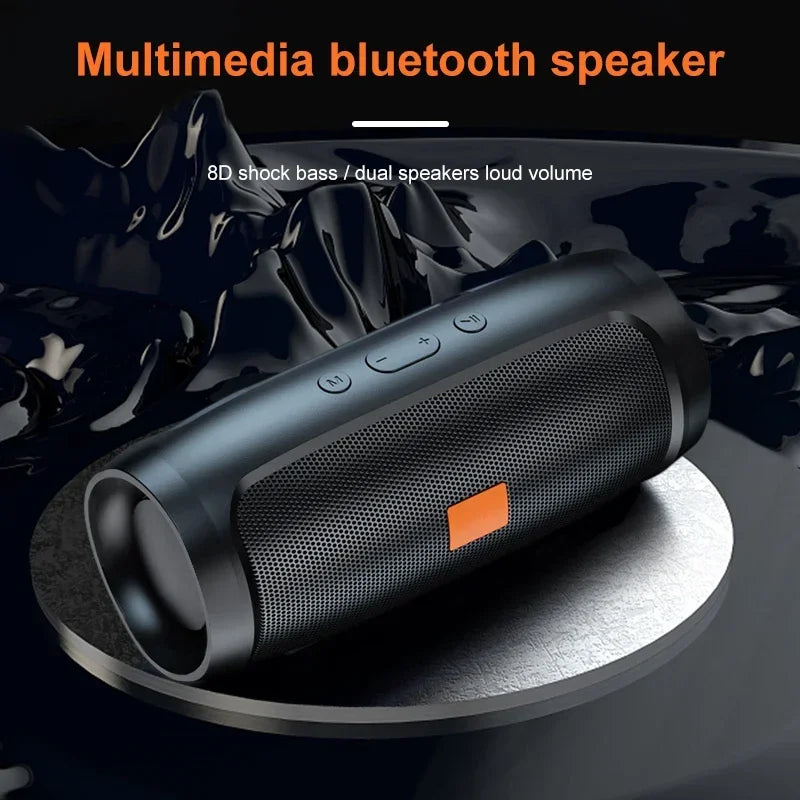 Portable Cylinder Stereo Speaker