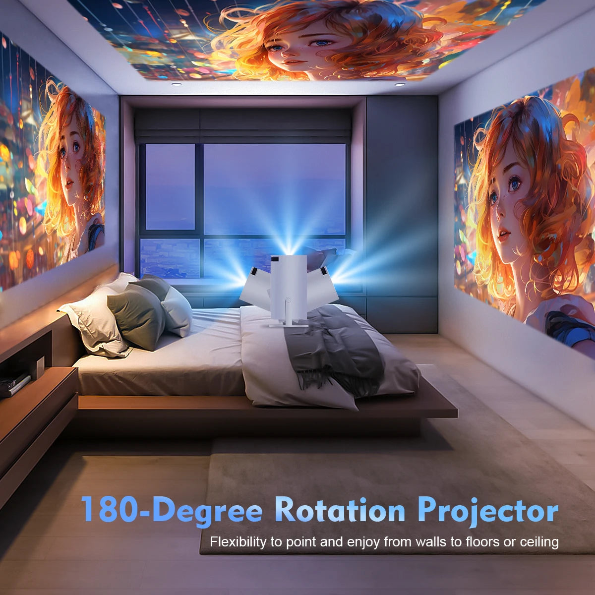 Mini Projector for Home Cinema