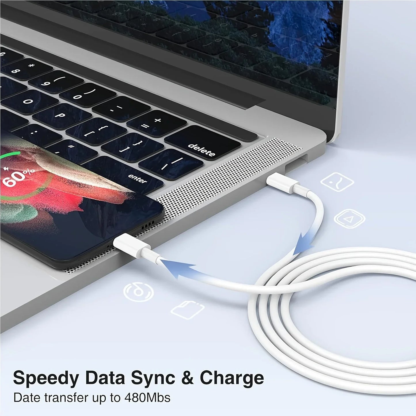 Duel Pastel Charging Set (Adapter + Cable)