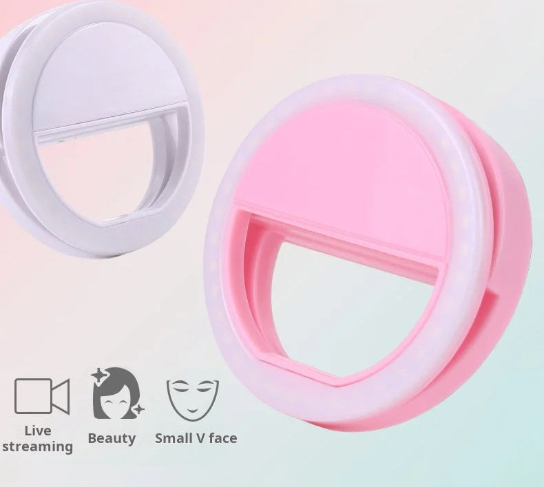 Mini Clip-On LED Ring Light