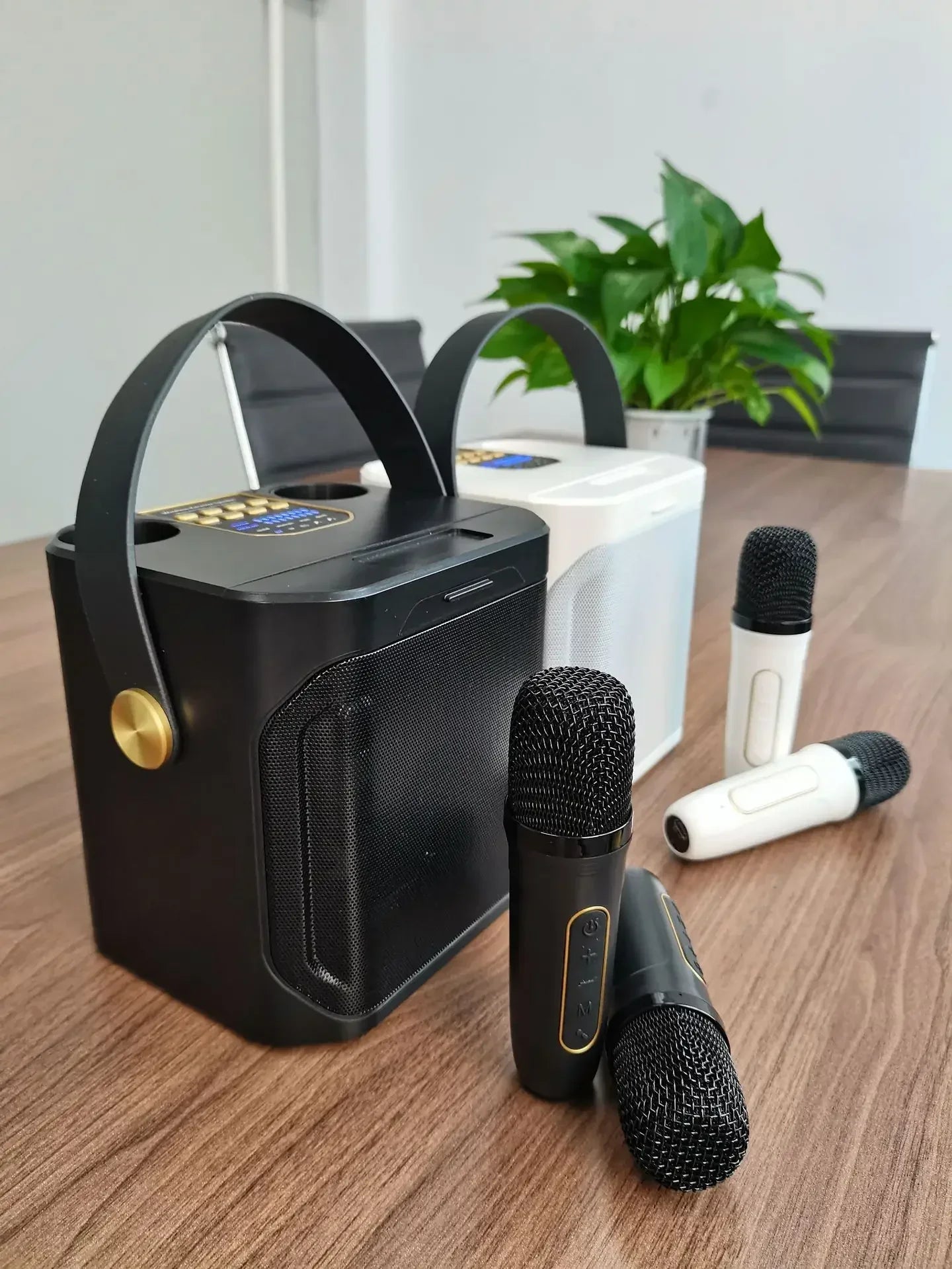 Stereo Boombox Bluetooth Karaoke Speaker