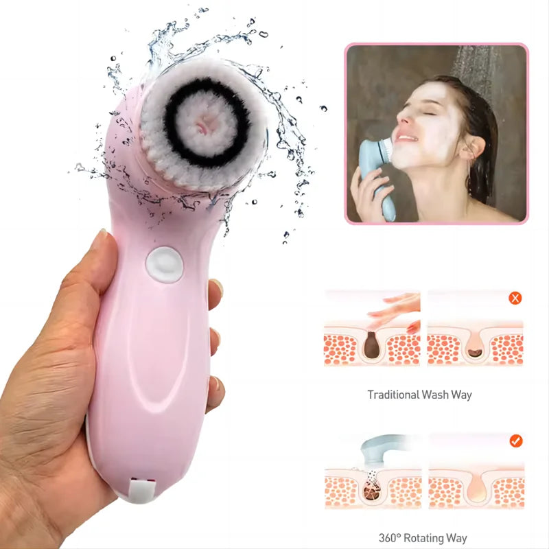 Electric Spinning Facial Cleansing Brush