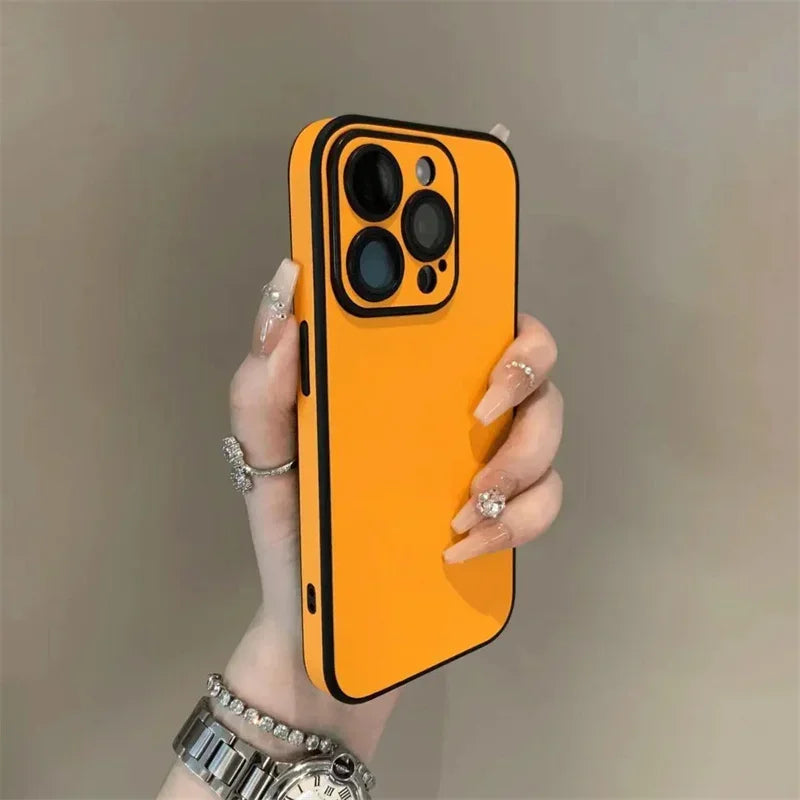Black Outline Color Block Phone Case