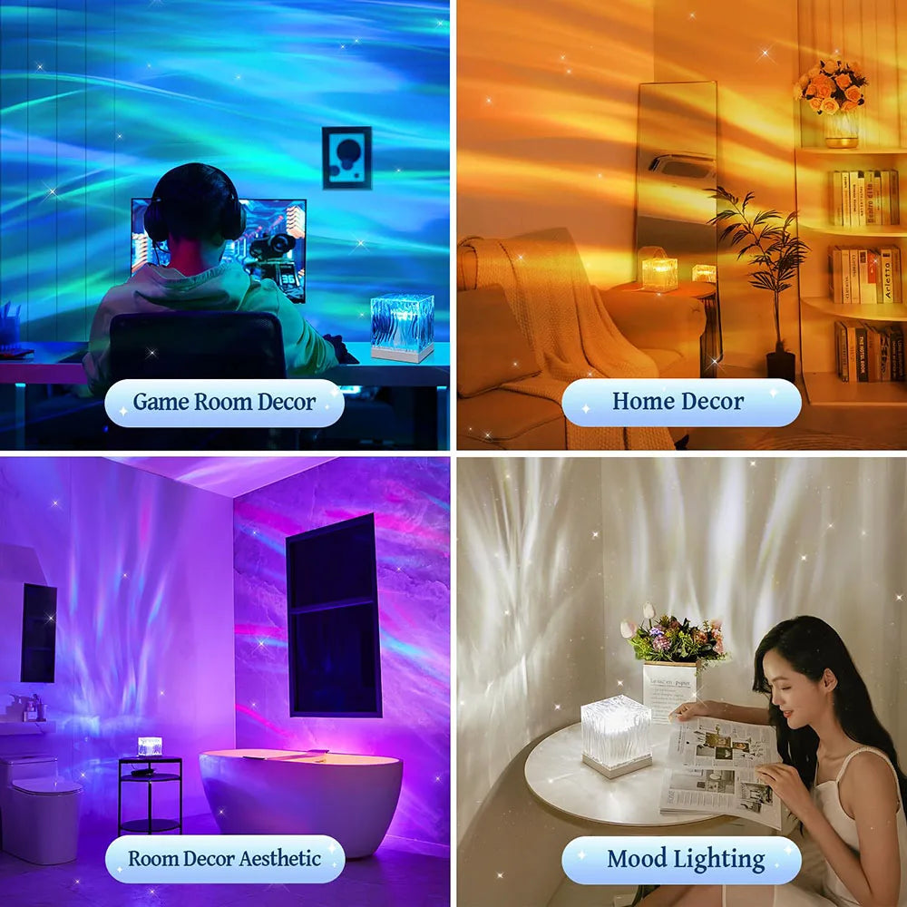 Northern Lights Starry Night Projector Lamp