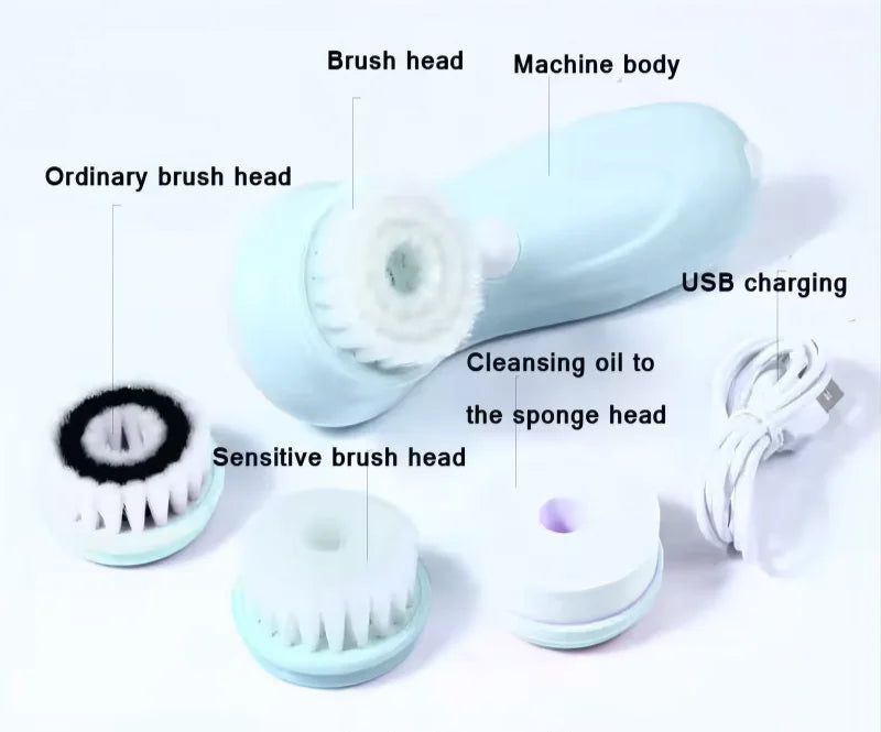 Electric Spinning Facial Cleansing Brush