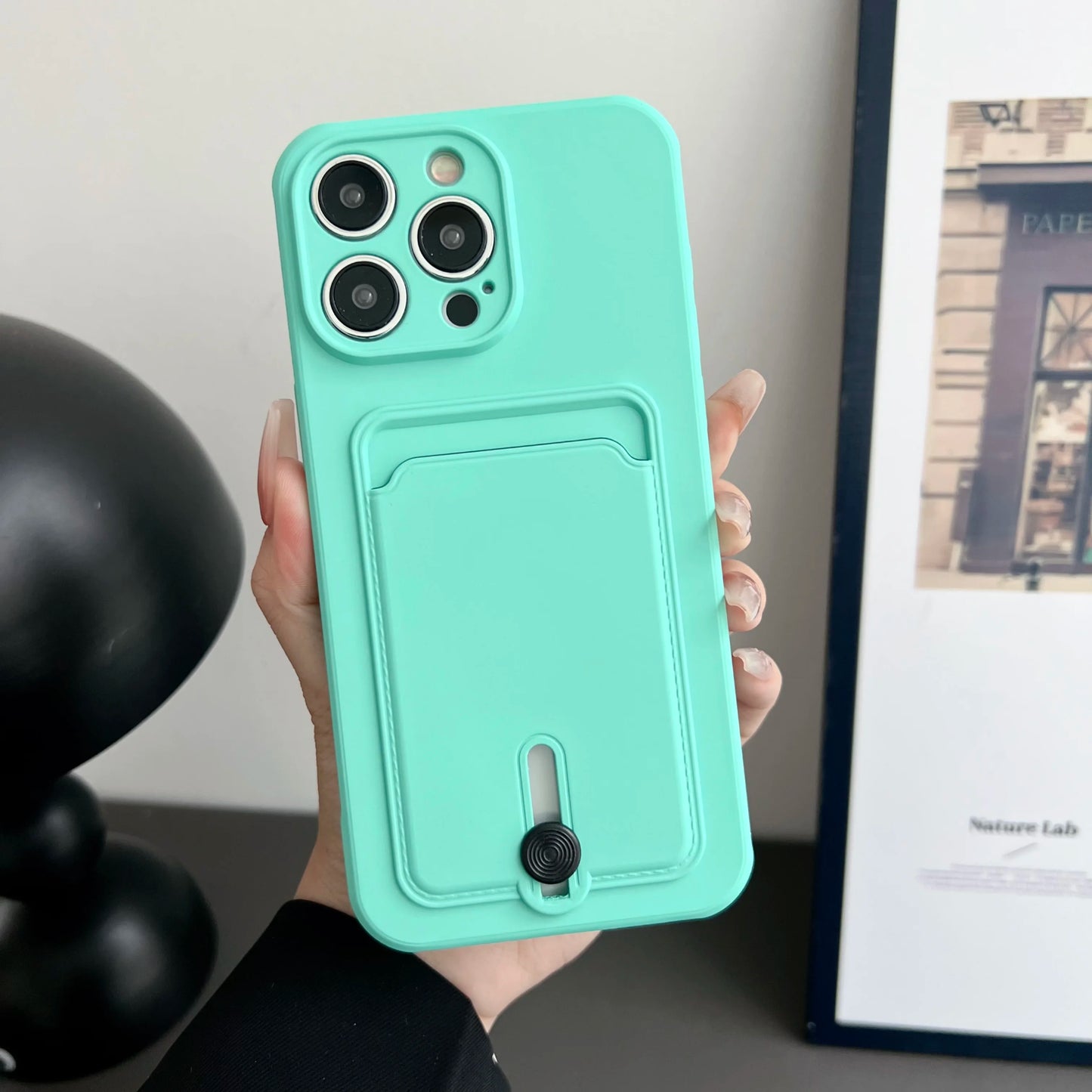 Simple Slide Card Holder Phone Case