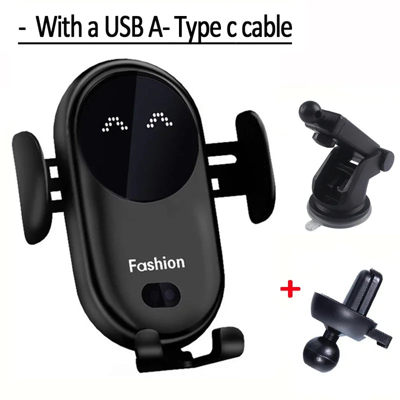 Fast Wireless Car Charging Phone Holder