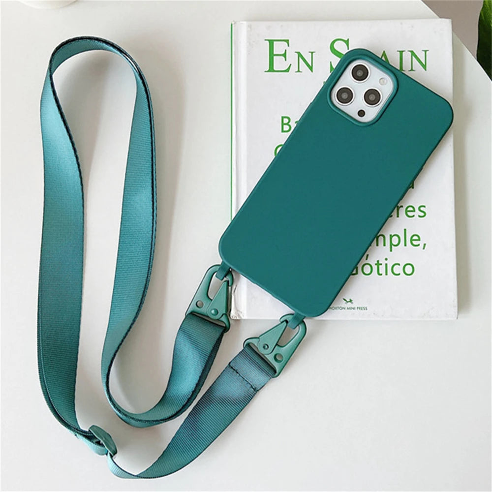 Matte Finish Lanyard Phone Case