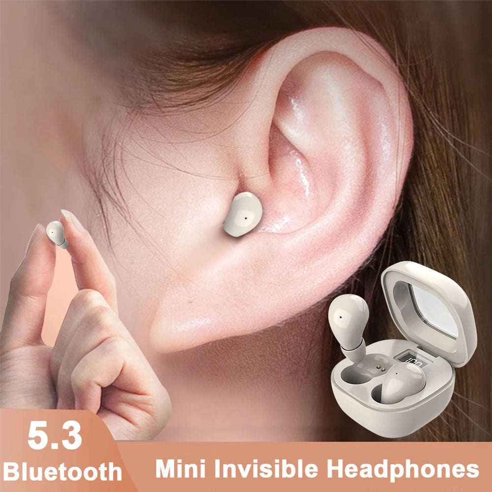 Mini Invisible Stereo Noise Reduction Earbuds