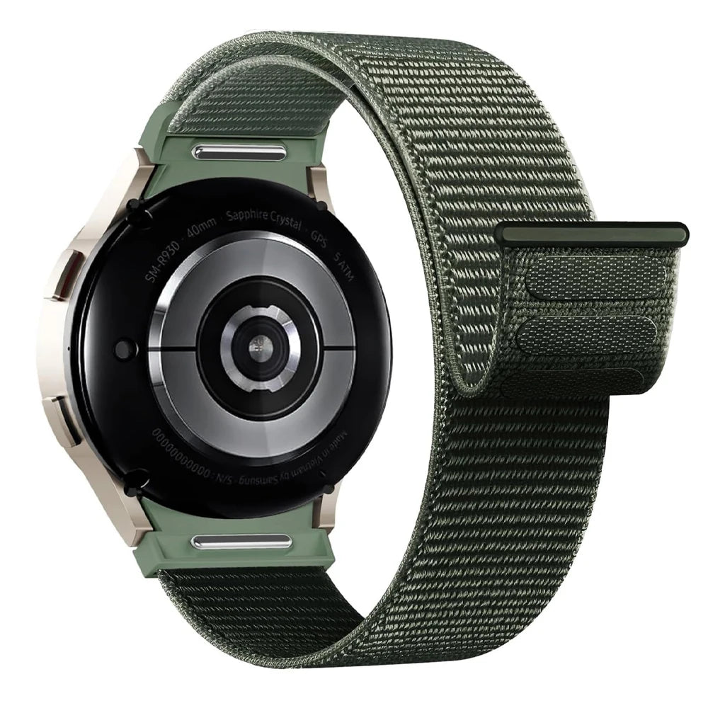 Nylon Sport Loop Watch Band For Samsung Galaxy