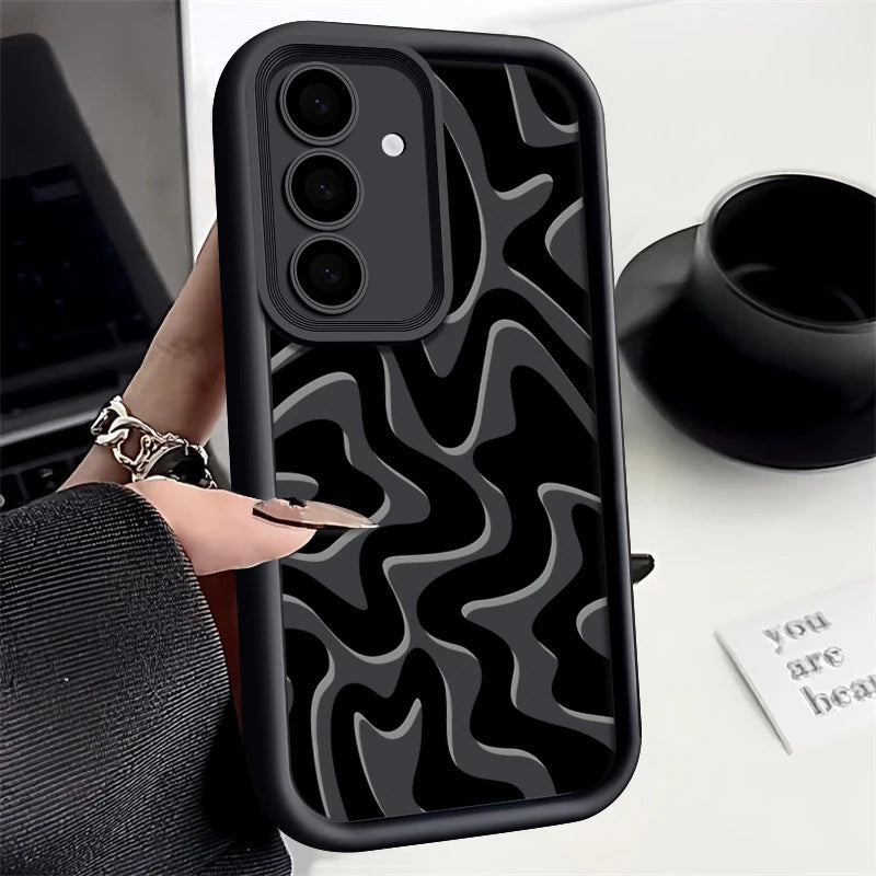 Distorted Stripes Phone Case