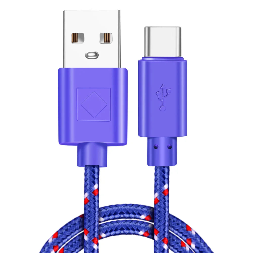 Braided Specks Charging Cord (USB to C)