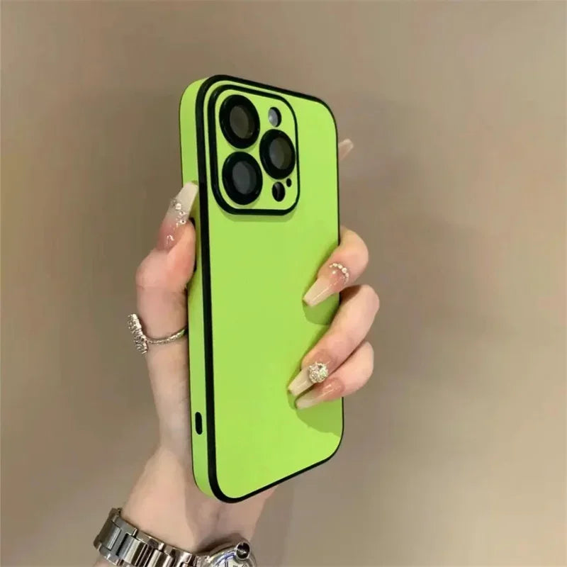 Black Outline Color Block Phone Case