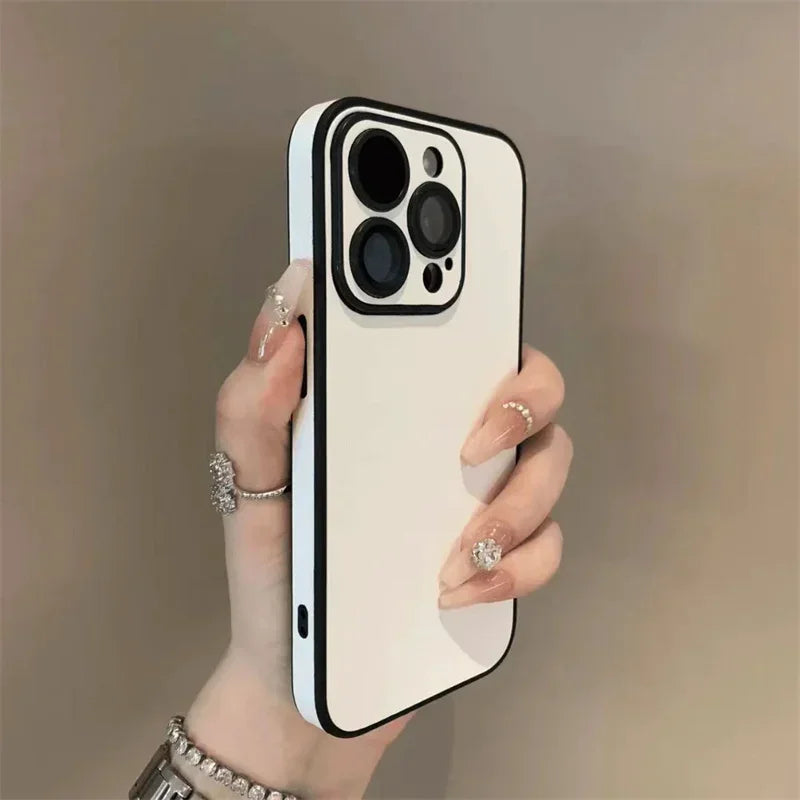 Black Outline Color Block Phone Case