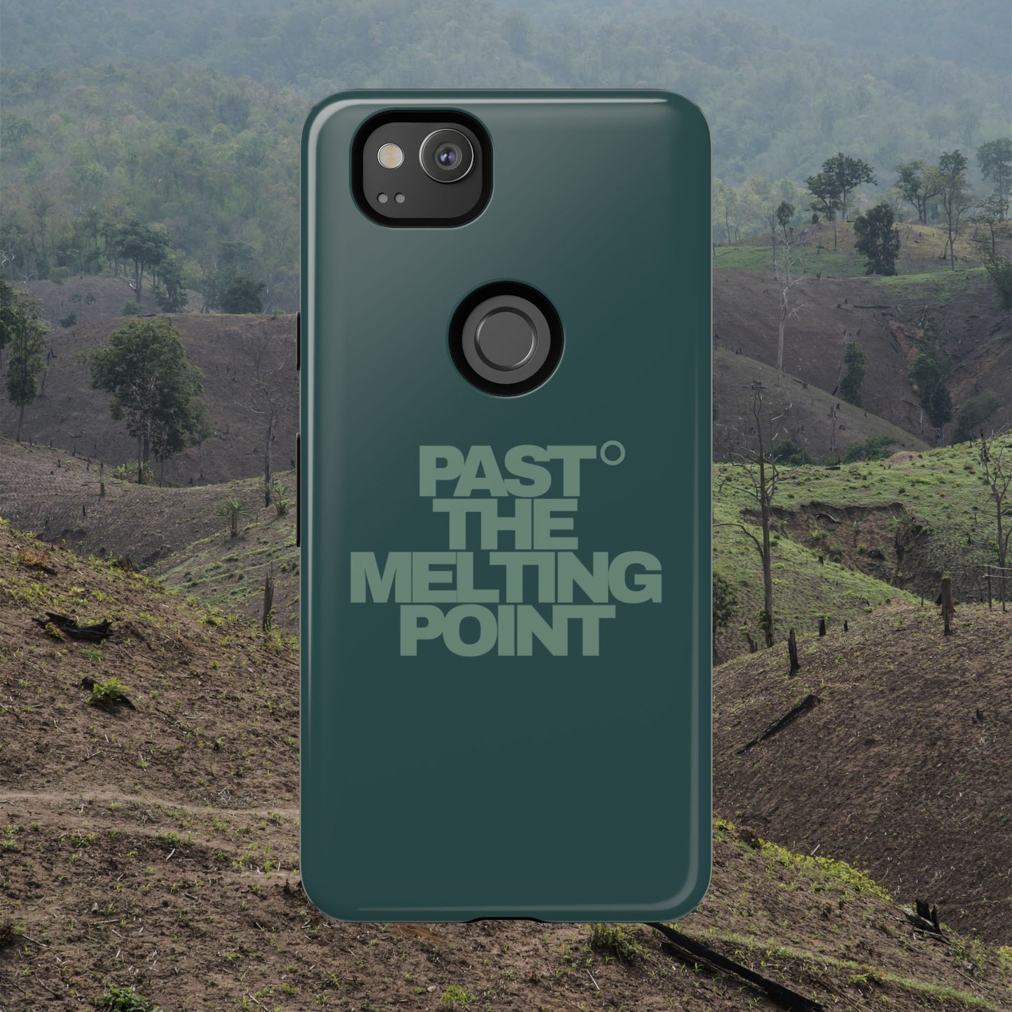 Past the Melting Point | Fading Forest Green