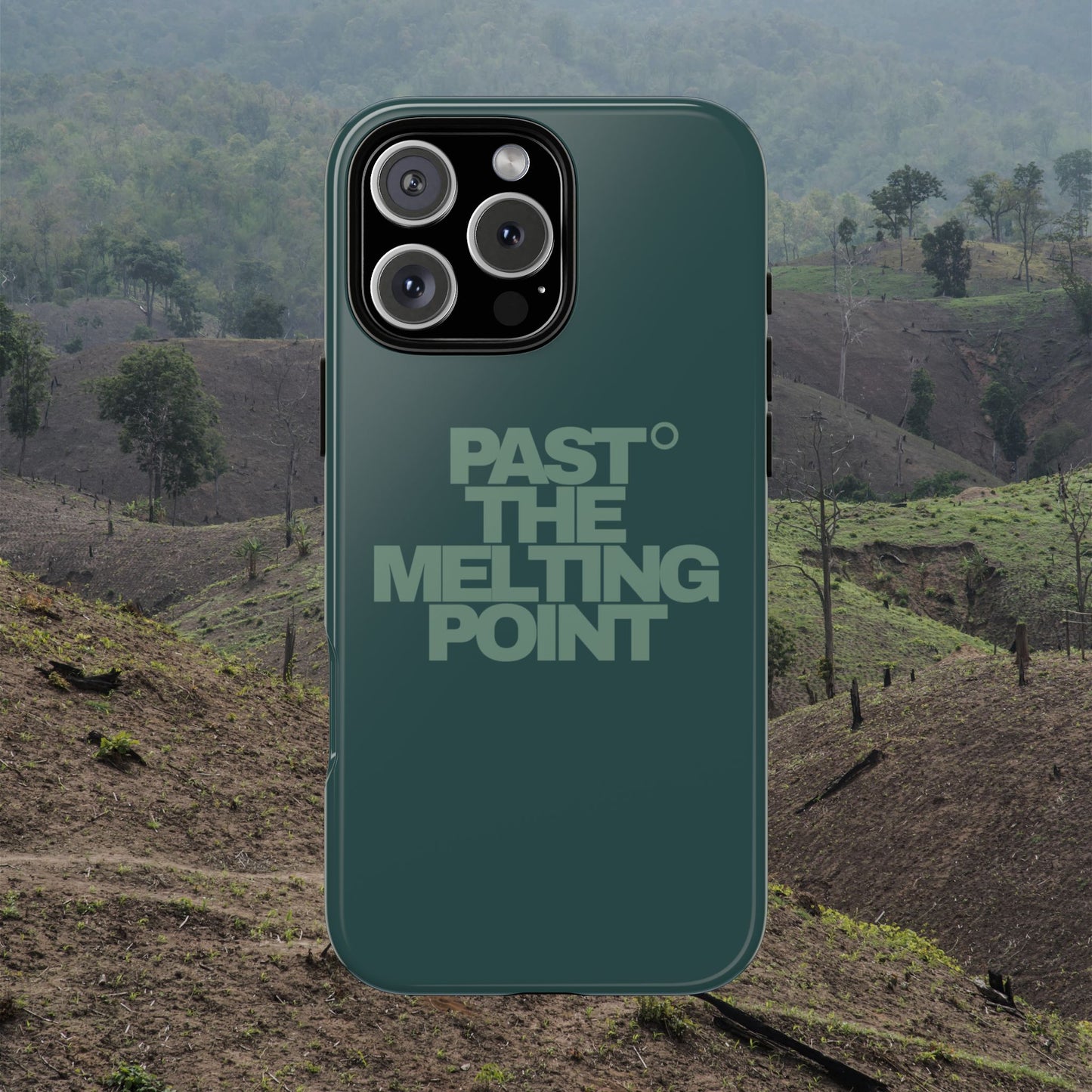 Past the Melting Point | Fading Forest Green