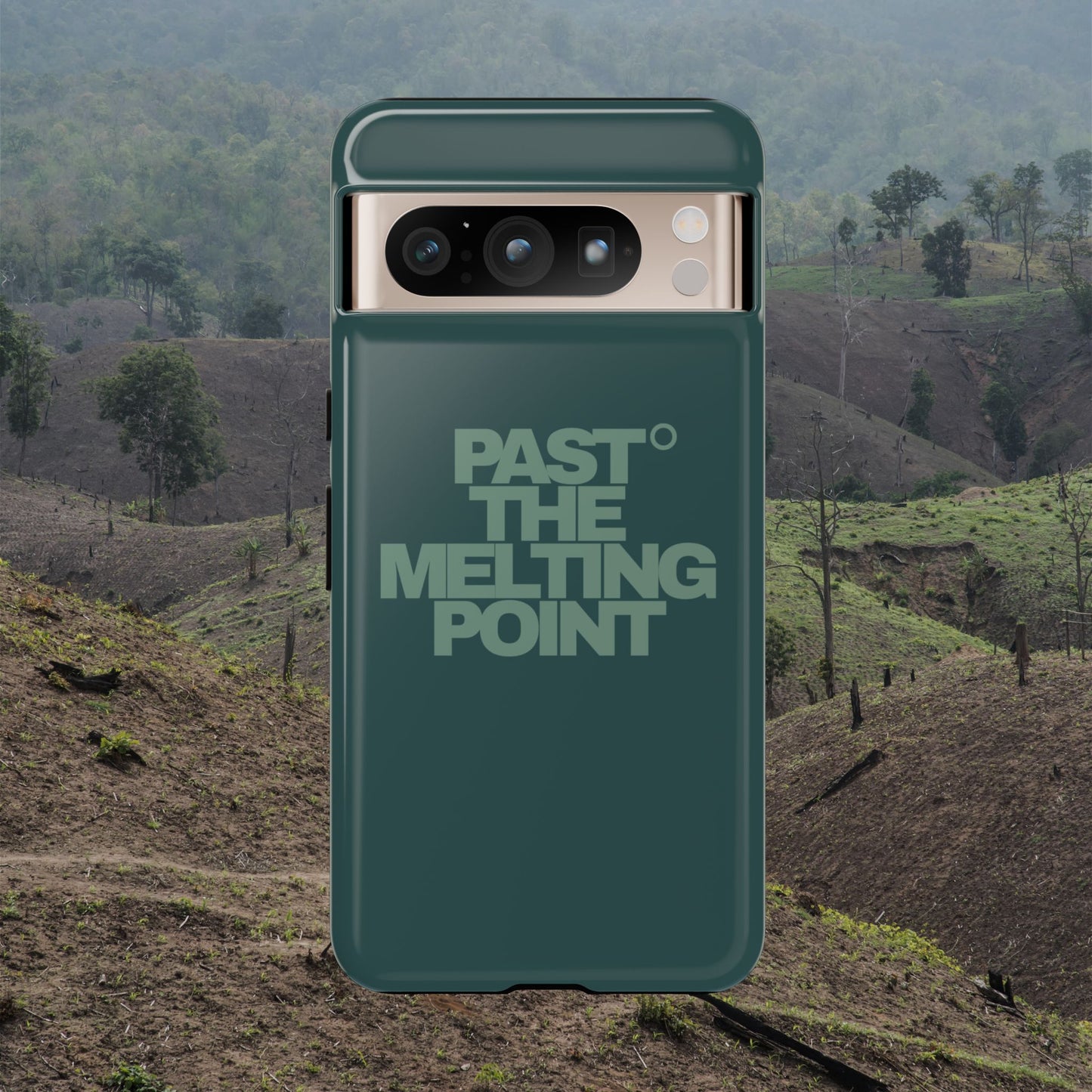 Past the Melting Point | Fading Forest Green