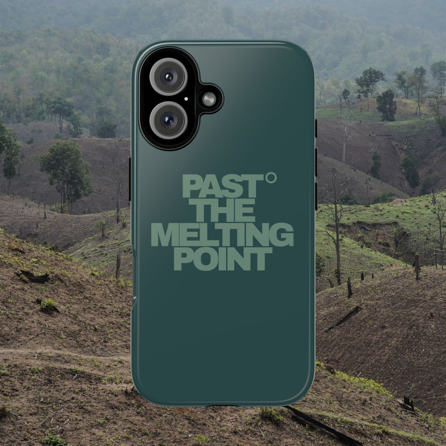 Past the Melting Point | Fading Forest Green