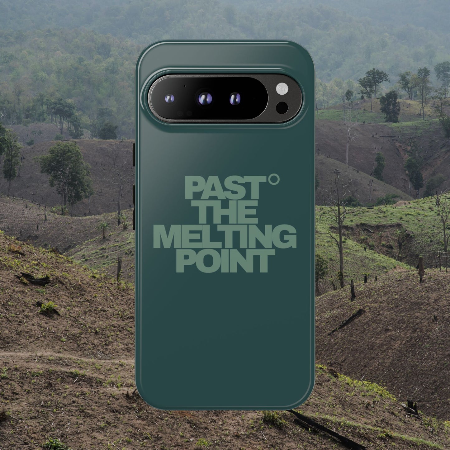 Past the Melting Point | Fading Forest Green