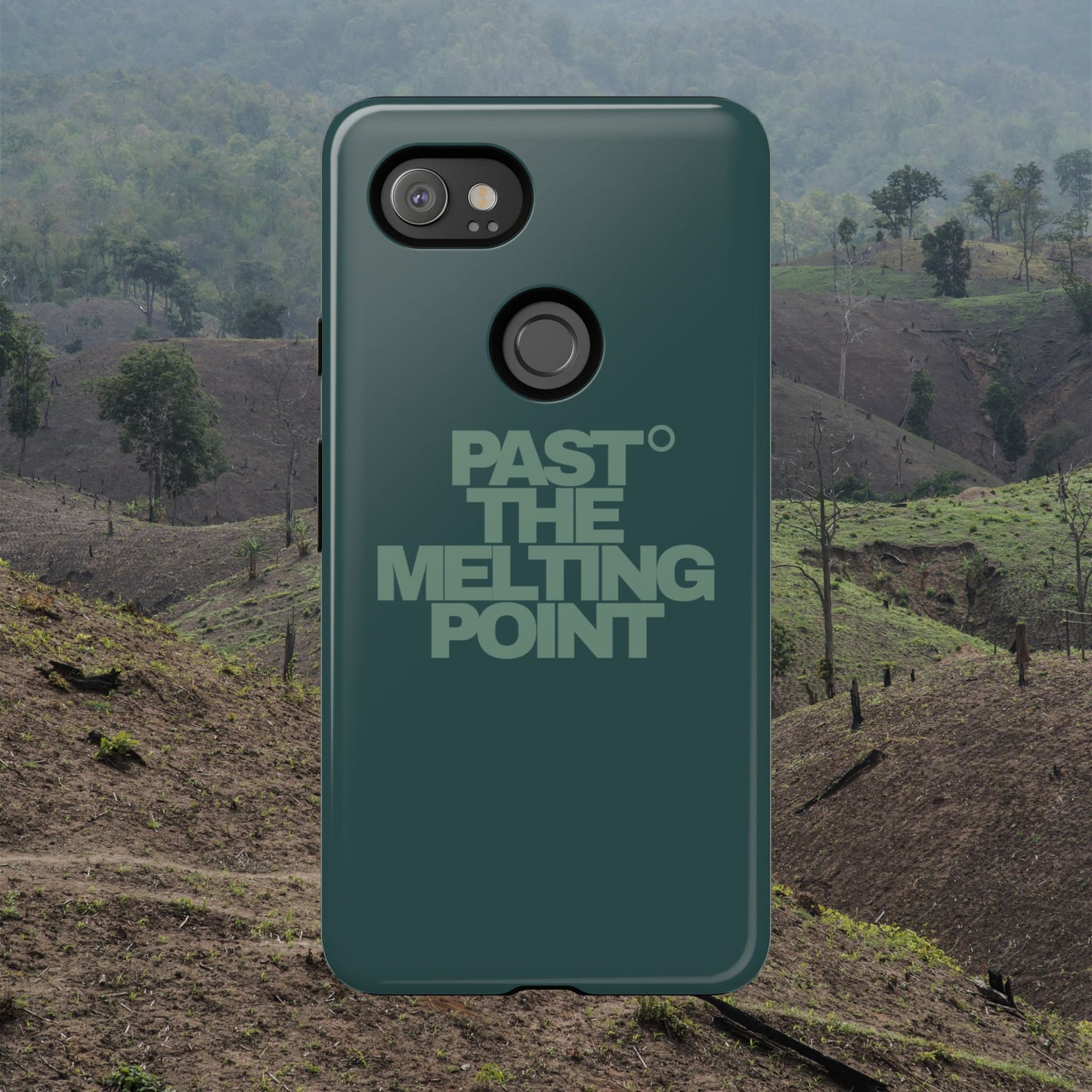 Past the Melting Point | Fading Forest Green