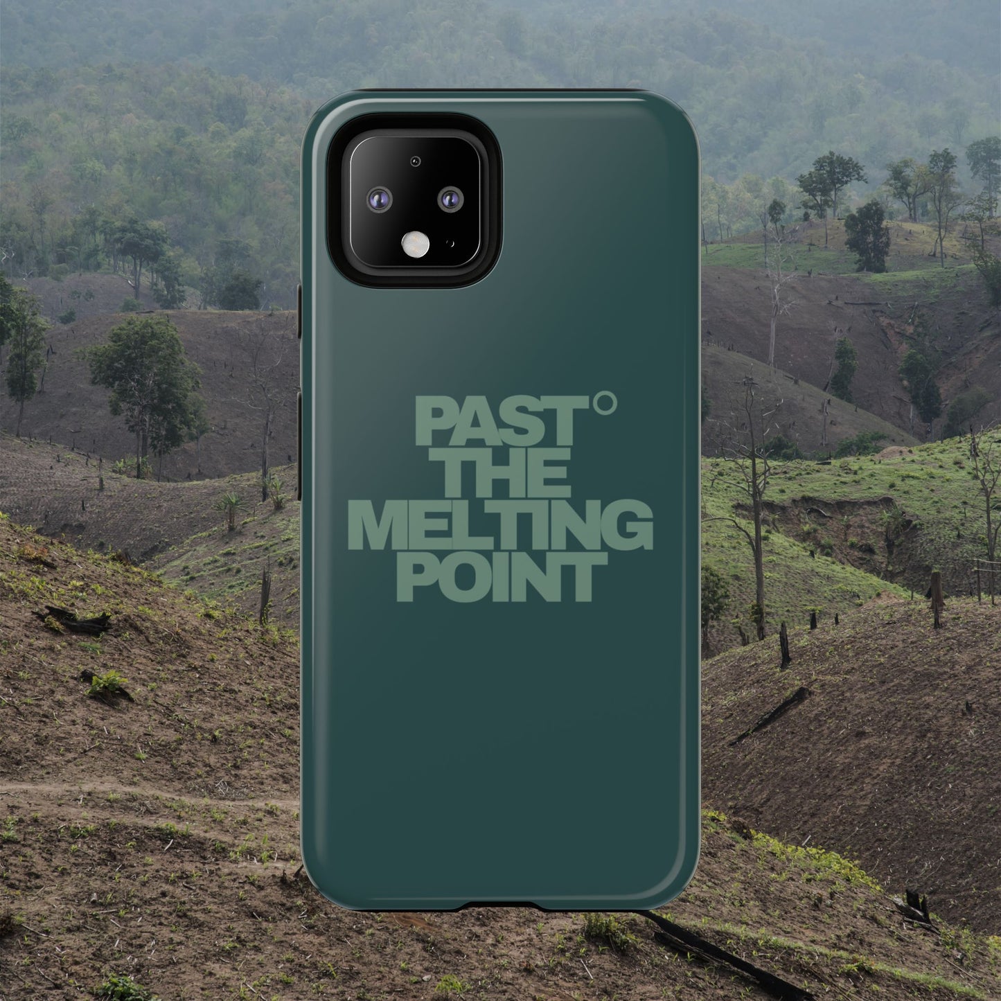 Past the Melting Point | Fading Forest Green