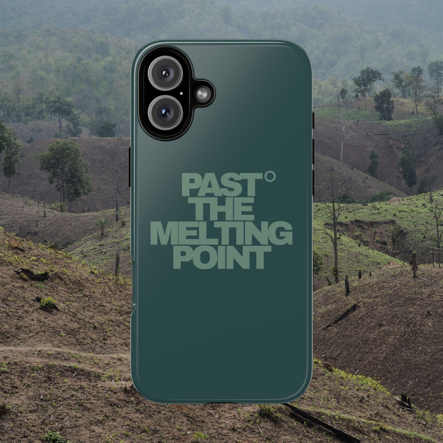 Past the Melting Point | Fading Forest Green