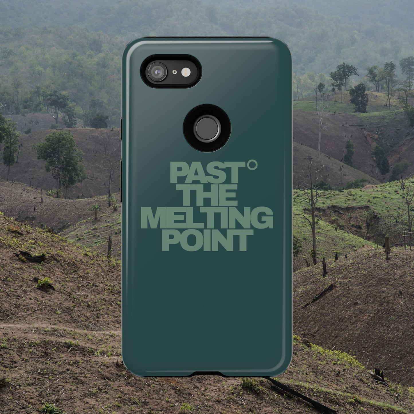 Past the Melting Point | Fading Forest Green