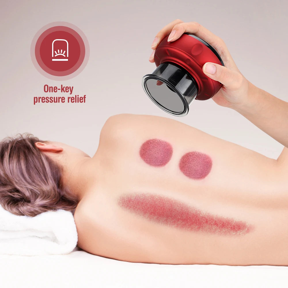 Vacuum Cupping and Scraping Massage Device