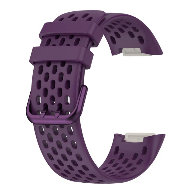 Breathable Rubber Strap For Fitbit