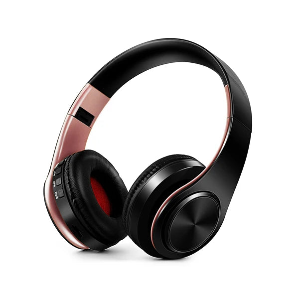 Soft Leather Bluetooth Stereo Headphones