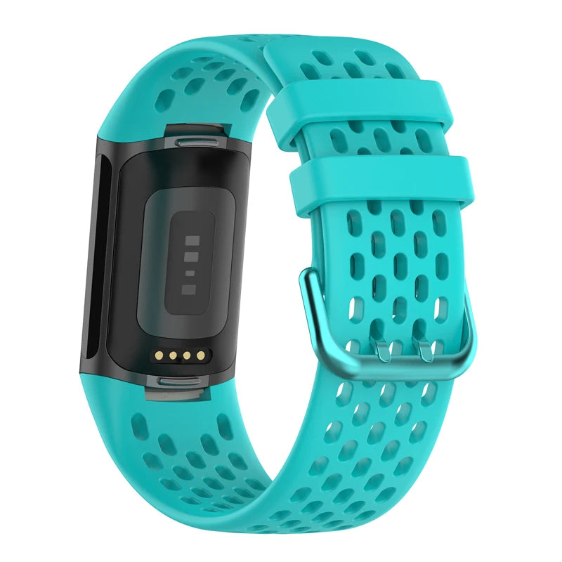 Breathable Rubber Strap For Fitbit