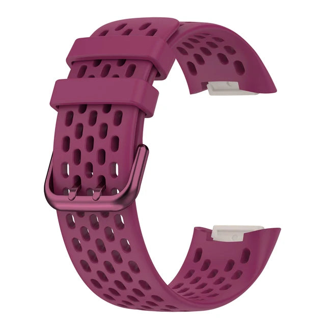 Breathable Rubber Strap For Fitbit