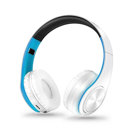 Soft Leather Bluetooth Stereo Headphones