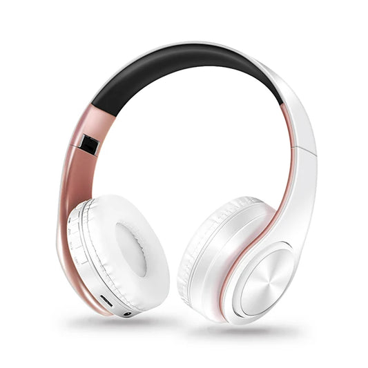 Soft Leather Bluetooth Stereo Headphones