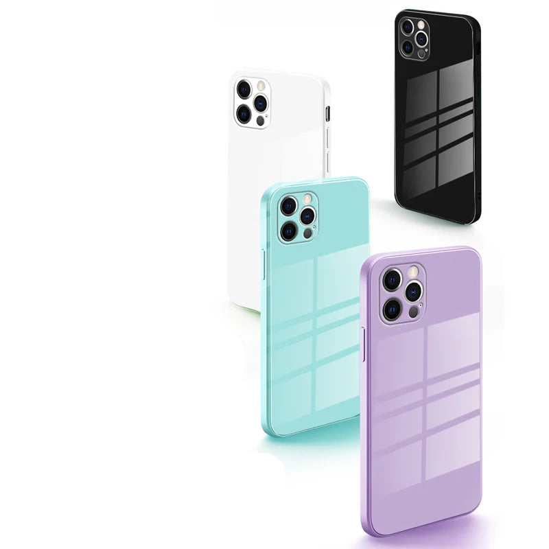 Tempered Glass Strap Phone Case