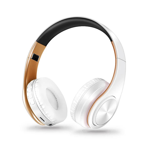 Soft Leather Bluetooth Stereo Headphones