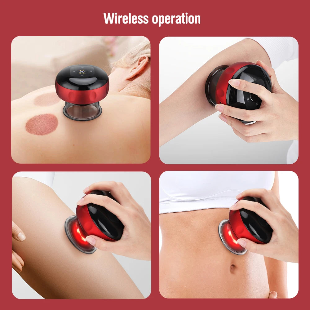 Vacuum Cupping and Scraping Massage Device