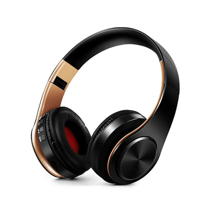 Soft Leather Bluetooth Stereo Headphones
