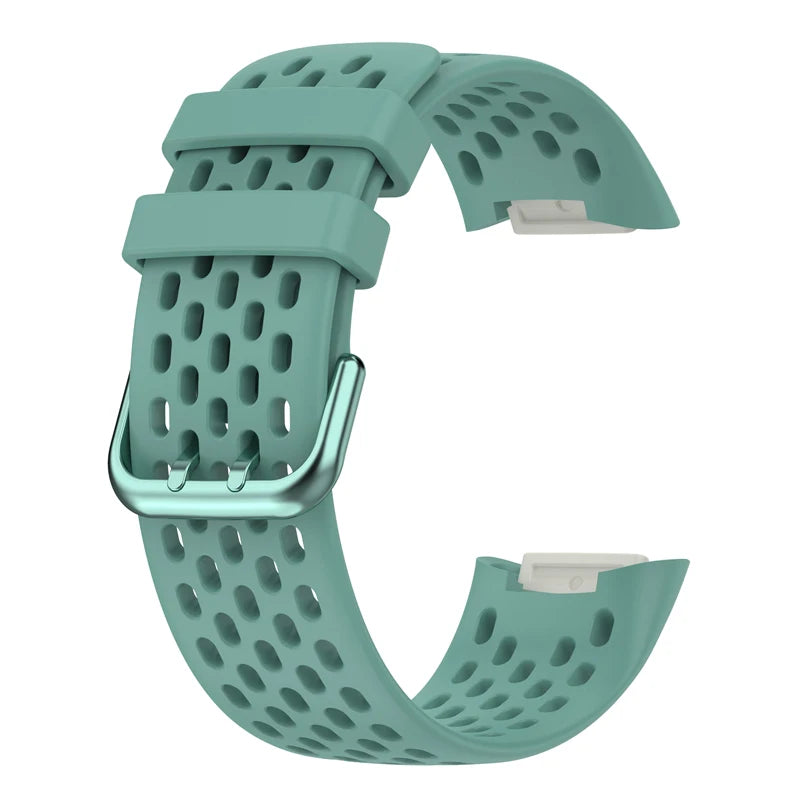 Breathable Rubber Strap For Fitbit