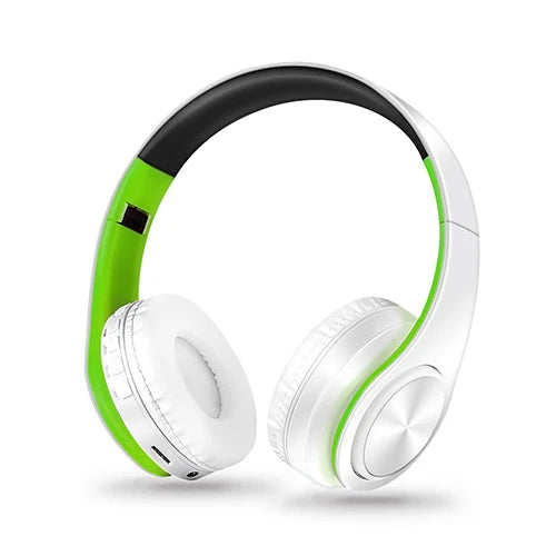 Soft Leather Bluetooth Stereo Headphones