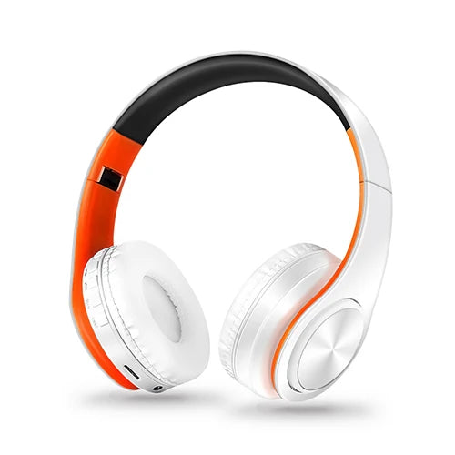 Soft Leather Bluetooth Stereo Headphones
