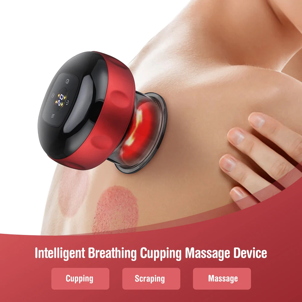 Vacuum Cupping and Scraping Massage Device
