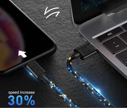 Braided Specks Charging Cord (USB to C)