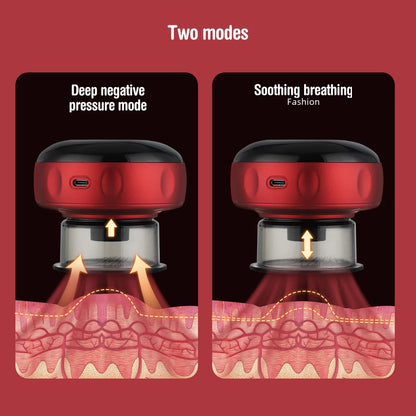 Vacuum Cupping and Scraping Massage Device