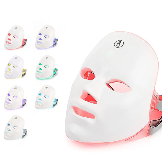 7 Color Red Light Therapy Facial Mask