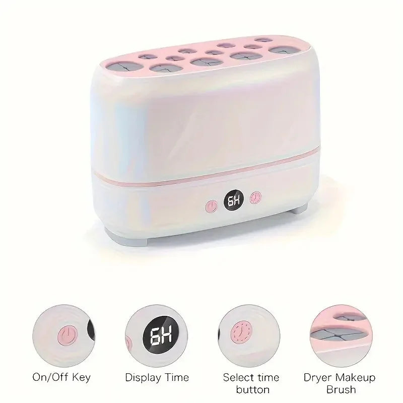 Dual Automatic Makeup Brush Cleaner and Dryer Set